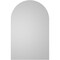 Ekena Millwork Round Top Surface Mount PVC Gable Vent w/ 2"W x 1-1/2"P Brickmould Frame, 18"W x 28"H GVPRT18X2802SN - alternate 3